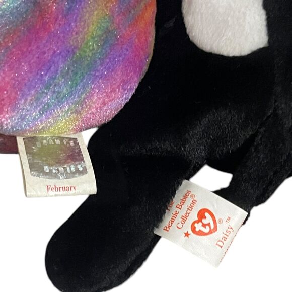 Ty Beanie Babies Bear Lot Of 4 Assorted Years 1993 to 2009 Cow Penguin Bears - Picture 6 of 7